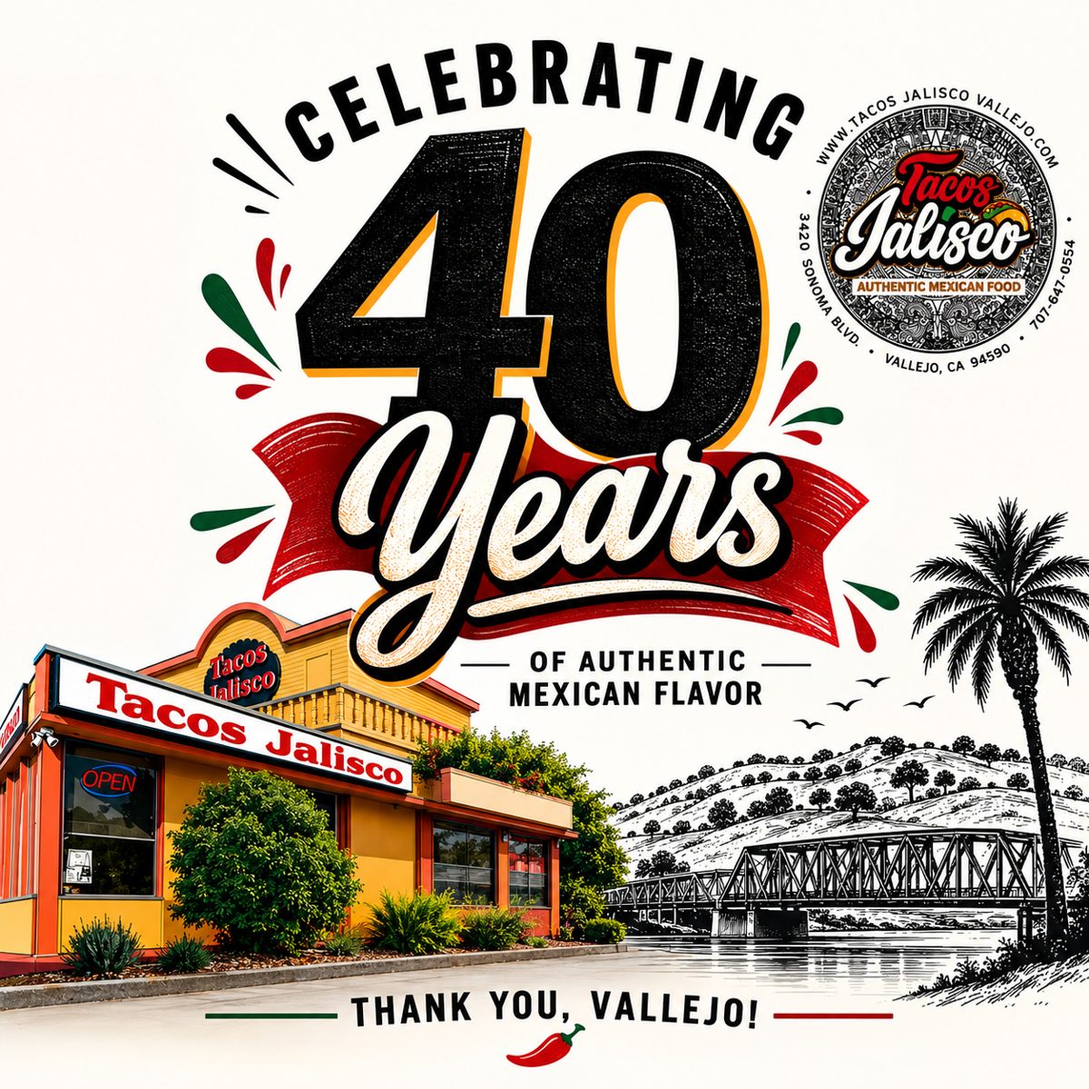 Celebrating Nearly 40 Years in Vallejo 🪅