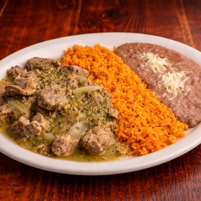 Chile Verde Plate.