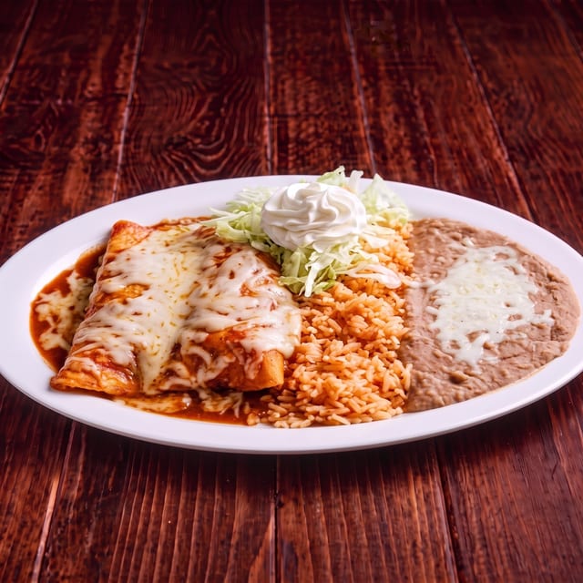 Taco & Enchilada Combo.